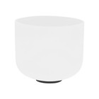 8 Inch F Note Heart Chakra Frosted Quartz Crystal Singing Bowl For Sound Healing