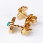 Tous Earrings Bear Design Elegant Jewelry Gold Fashion Accessories F312