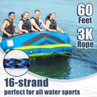 Boat Tow Rope 60ft 3-6k  Floating Ropes For Towable Tubes Accessories