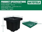 Catch Basin With Fiber Glass Grate  Catch Basin For Drainage With Debris Basket