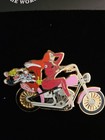 Disney Jessica And Roger Rabbit On Motorcycle Pin Limited Release
