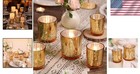 Luxury Gold Votive Candle Holders Set Of 24 - Perfect For Weddings   Showers