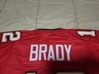 Tom Brady Uniform  12 Hand-signed Autographed Red Jersey W coa  n e  Patriots 