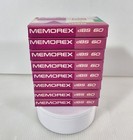 8 Memorex Dbs 60 Minute Blank Audio Cassette Tapes  Brand New Sealed Lot