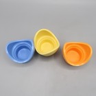 Tupperware Set Of 3 Impressions Multi Color Egg Cup Holders