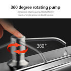 300ml Stainless Steel Soap Dispenser Kitchen Sink Hands Bath Liquid Pump Bottle   