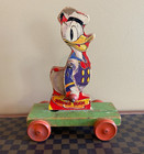 Vintage 1939 Fisher Price  550-463 Donald Duck Drum Major - Missing Baton