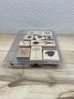 Stampin Up Garden Whimsy Set Of 10 Mixed Wood Mounted Rubber Stamps