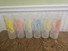 Seahorse Tom Collins Glasses  Federal Glass Company  Art Deco Style