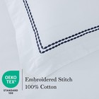 White Duvet Cover Luxury Hotel Quality Bedding Set 100  Cotton Embroidered Du   