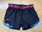 Lot Of 2 Under Armour Girls Ymd Loose Fit Un-lined Shorts  ins 2 5  