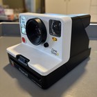 Polaroid Onestep 2 I-type 600 Instant Film Camera White Black - Works 