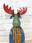 Rustic Small 13  Tall Repurposed Scrap Metal Moose Statue Home Farm Garden Decor