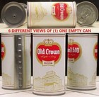 Old Crown Beer Stay Tab Air-filled Can Peter Hand Brewing Chicago Il 59j Gd 1 