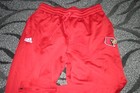 Louisville Cardinals Basketball Adidas Team Issued Red Travel Pants Size Lt