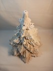 Vintage Nowell s Mold Ceramic Christmas Tree No Lights  No Base  Unfinished 