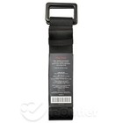 New Peloton Nylon Adjustable 10  X 1 25  Yoga Strap W  Metal Buckles - Black