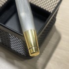 Cross Peerless 125 Rollerball Platinum Plated Gold Trim Swarovski Crystal Pen