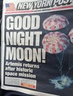 The New York Post Saturday April 11 2026 Good Night Moon  Artemis Returns After