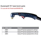 Youcu 22 8m 75ft 059475 For Powermax65 85 105 Duramax Hand Torch