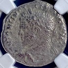 Emperor Caracalla 198-217ad Ngc Genuine Ancient Roman Coin Tetradrachm Gladiator