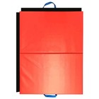 Folding Gym Mat 3x4 Red Blue Yoga Fitness Tumbling Inflatable Landing Pad