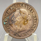 1891 Canadian Large Cent Penny Coin Canada Variety 