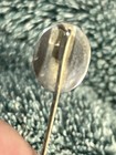 Vintage Natural Sterling Silver And Turquoise Stick Pin