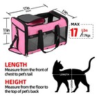 Soft Sided Cat dog Carrier collapsible Pets Travel Carriers For Pet puppy Wit   