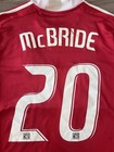 Adidas Chicago Fire Mcbride  20 Home Jersey Mls Soccer Red Men   s Size L 