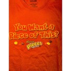 Vintage 2007 Reeses Pieces Graphic Tee Orange Y2k Hershey Shirt Large