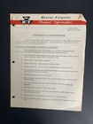 Vintage Massey Ferguson Farm Tractor Dealer Paper Brochure Agriculture Ad Lot 8