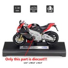 1 18 Scale Aprilia Rsv 4 Factory Motorcycle Model Diecast Toy Vehicle Boys Toys