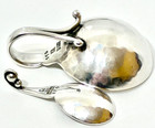 Georg Jensen Sterling Salt Cellar W Spoon Set