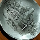 Vtg Wendell August Forge Drake Well  Hand Forged Metal Plate Titusville Pa