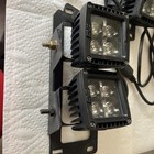 Rc Halogen Dual Lights W  Mount Brackets Used Pair A88