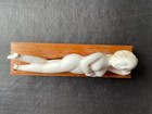 Antique Chinese Medicine Doctors Lady On Wood Bed Nude Modest Model Diagnostic