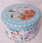 New 2024 Peanuts Holiday Chex Party Mix Tin - Snoopy Charlie Brown Linus
