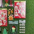 Vintage Lot Assorted Christmas Holiday Stickers
