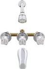 Empire Faucets Mobile Home 8  Chrome 3 Valve Tub   Shower Faucet J2700r-e