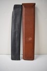 Set Of 2 Vintage Pickell Slide Rulers In Leather Cases