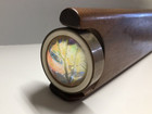 Henry Bergeson Signed Wood And Brass Kaleidoscope