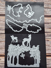 Stampin  Up   grassy Grove  Stamp Set   Grove Dies With Magnetic Sheet Storage