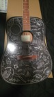 Mint Morgan Wallen Signed Graphic Guitar Gcc