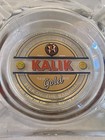 Vintage Kalik Beer Ashtray Brewery Beer Of Bahamas Glass Great Condition Rare