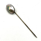 Antique Sterling Stick Pin With Mother-of-pearl Abalone Blister 3 