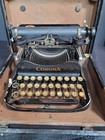 Corona Folding 1917 Typewriter Model 3 Original Case Nice Condition 