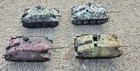 Set Of 4 Expert Built German Wwii Hetzer Tank 1 35 Scale Fully Assembled Dragon