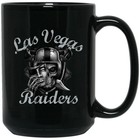 Las Vegas Raiders V1 15 Oz Black Ceramic Coffee Mug Cup
