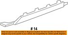 Gm Oem 17-19 Acadia Rear Bumper Bumper Components-filler Cover 84088060